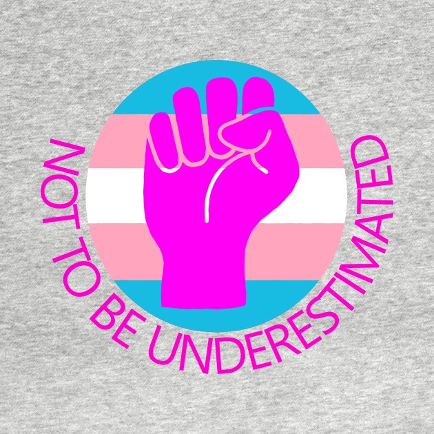 Trans Activist - Not To Be Underestimated by Courage Today Designs